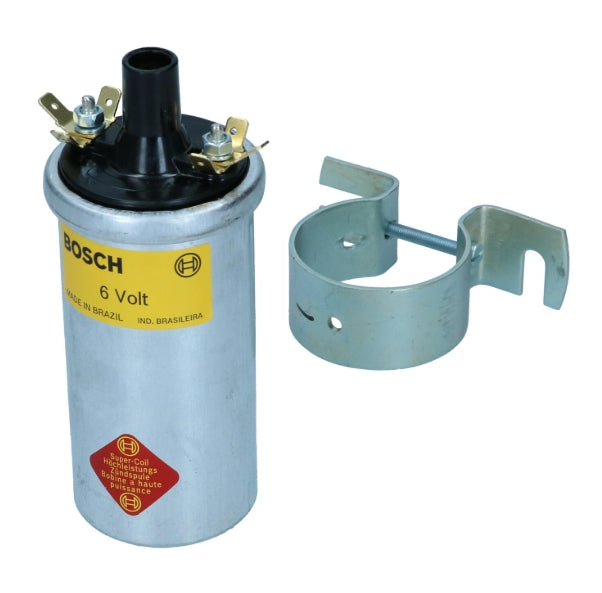 Ignition coil 6 volt, BOSCH - Beetle/Ghia/Split Kombi/T3 1947 to 1973