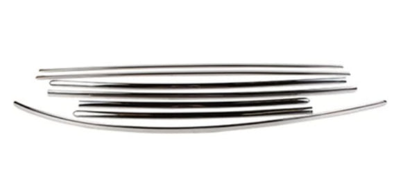 Body trim, 7 piece, stainless steel - Beetle 1962 to 1966