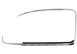 WINDOW TRIM ALUMINIUM, W/SCRAPER, LEFT & RIGHT - Beetle 1967 to 1979