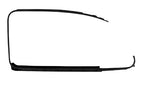 WINDOW TRIM ALUMINIUM, W/SCRAPER, LEFT & RIGHT - Beetle 1964 to 1979