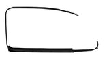 WINDOW TRIM ALUMINIUM, W/SCRAPER, LEFT & RIGHT - Beetle 1964 to 1979