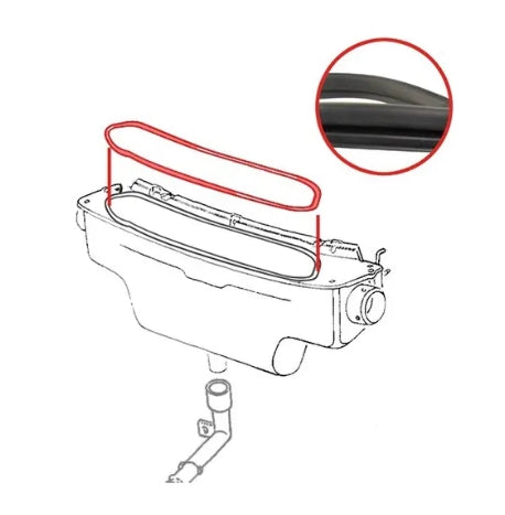 Air Box Control Seal, Beetle 1968-79