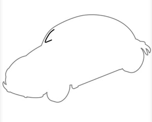 QUARTER LIGHT SEAL FRONT - Beetle 1967 to 1979
