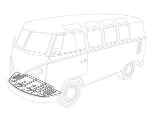 FLOOR PAN FRONT, RHD - Kombi 1959 to 1967