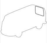 CARGO DOOR SEAL - Kombi 1955 to 1963
