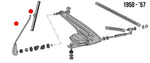 WIPER ARM & BLADE SET - Beetle 1957 to 1959