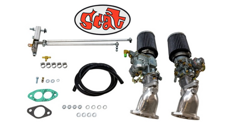 SCAT Super Dual Carburetor Kit