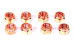 Copper Exhaust Nut Kit 12mm, Beetle/Ghia/Kombi/T3