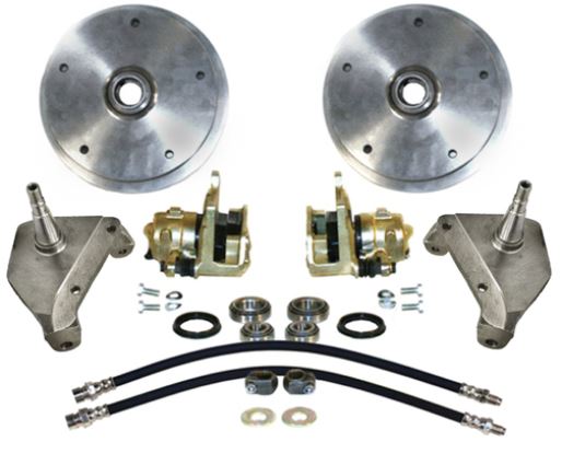 DROP SPINDLE FRONT DISC BRAKE KIT - Beetle/Ghia 1954 to 1965