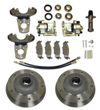 King & Link Pin wide 5 bolt Disc BRAKE KIT, Beetle/Ghia 1946-67