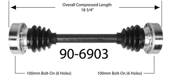 Axle assembly, complete rear - Kombi 1967 to 1979 – Buzzbug VW Parts