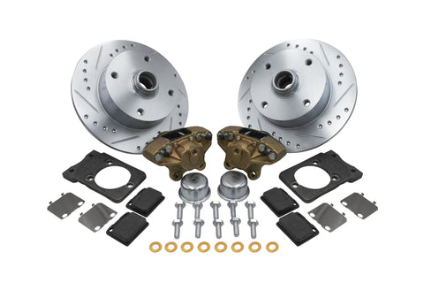 Bolt On Vented Disc Brake Kit 4x130, Type 1 1968+