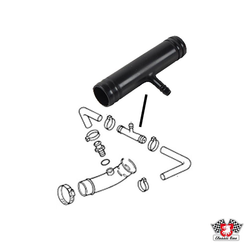 T-piece for ventilation hose