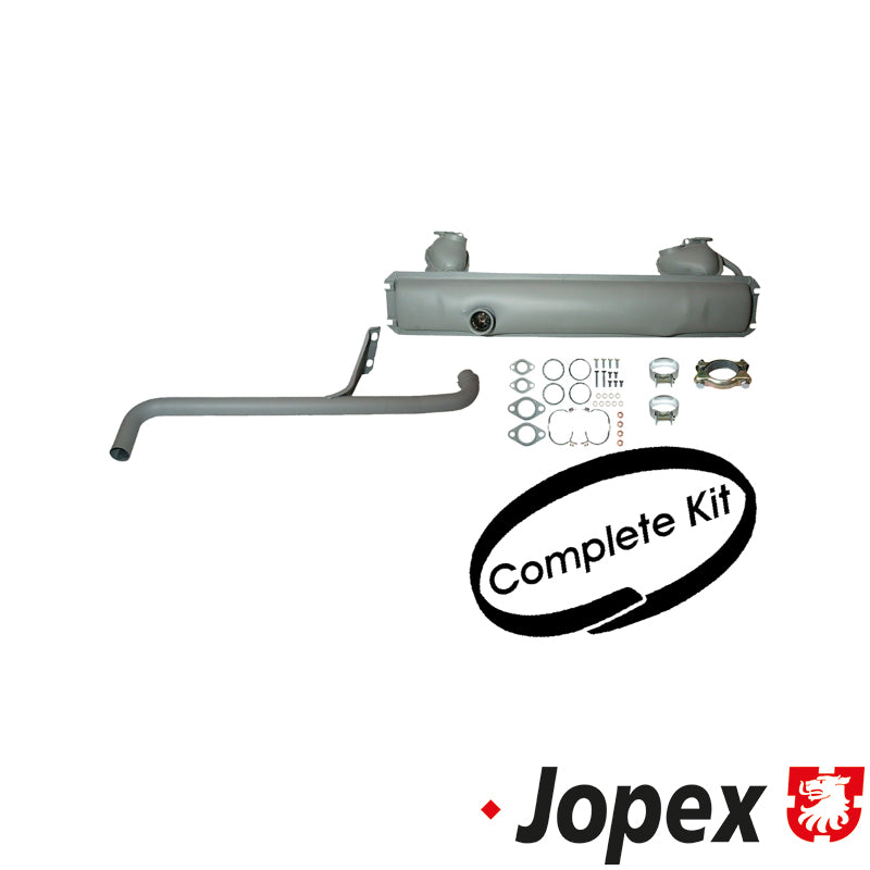 Exhaust Kit Complete, Kombi 1972-79