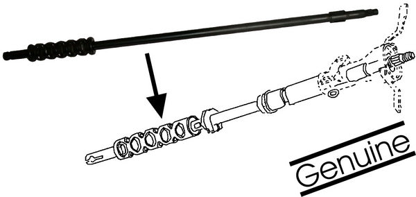 Steering Column Bare, Beetle 1974-79