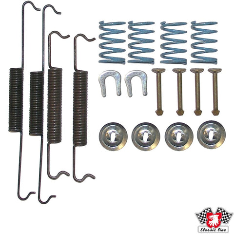 BRAKE SHOE FITTING KIT, REAR - Beetle/Ghia 1965 to 1979