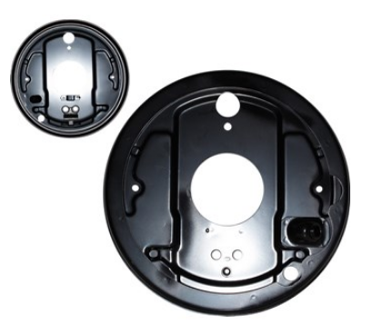 BRAKE DRUM, REAR, BACKING PLATES, LEFT & RIGHT - Kombi 1968 to 1970