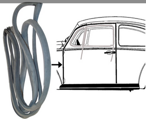 Door Seals, Beetle 1967-85