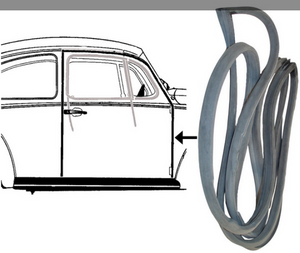 Door Seals, Beetle 1967-85