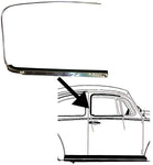 Door Trim Frame, Beetle 1947-67