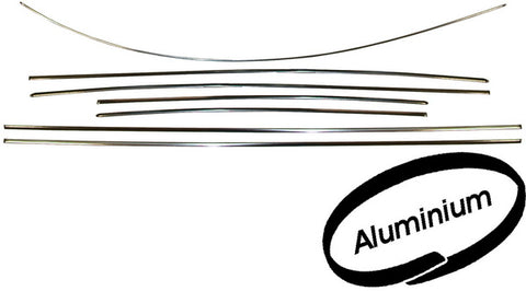 BODY TRIM SET - Beetle 1968-72, Aluminum or Polished stainless steel