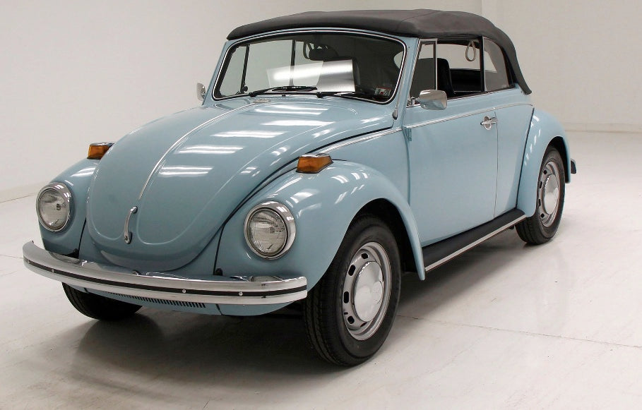 Bumper Set STAINLESS STEEL, Beetle 1968-73