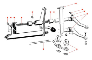 Axle Beam Lock Plate x2, Beetle/Ghia