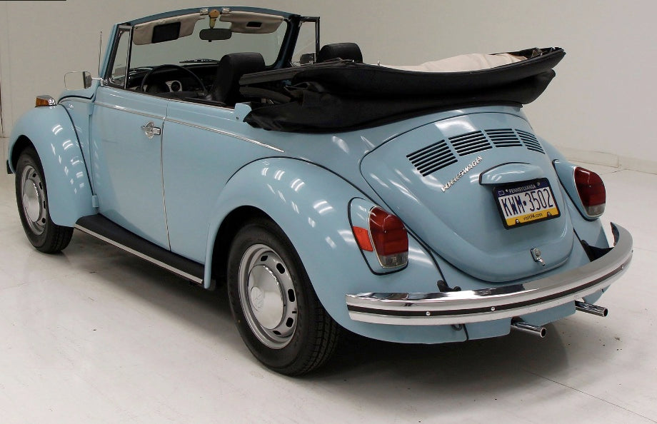 Bumper Set STAINLESS STEEL, Beetle 1968-73
