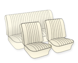 Front & Rear Seat Upholstery, T3  1965-67 SQUAREBACK