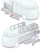 Sill Below the Cargo Door, Kombi 1955-67