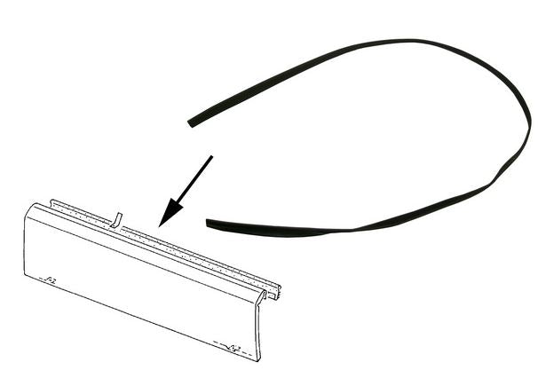 SLIDING DOOR TRACK BEADING - Kombi 1967 TO 1979
