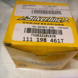 Main Bearing Set, Standard/Standard/Standard, 1.2-1.6, Steel Backed