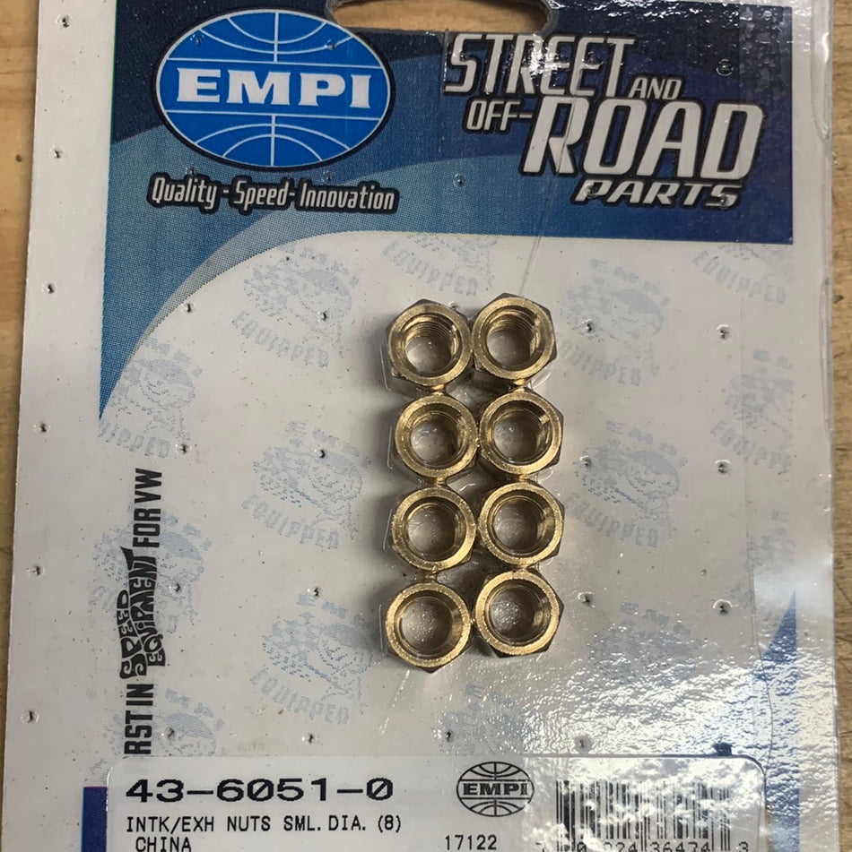 MANIFOLD, BRASS NUTS 11MM - SET OF 8