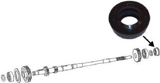 GEARBOX INPUT SHAFT, OIL SEAL - Beetle/Ghia/Kombi/T3 1950 to 1979