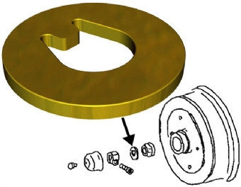 FRONT wheel bearing Thrust Washer