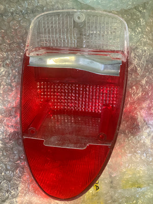 Tail Light Lens CLEAR/RED, Beetle 1968-72