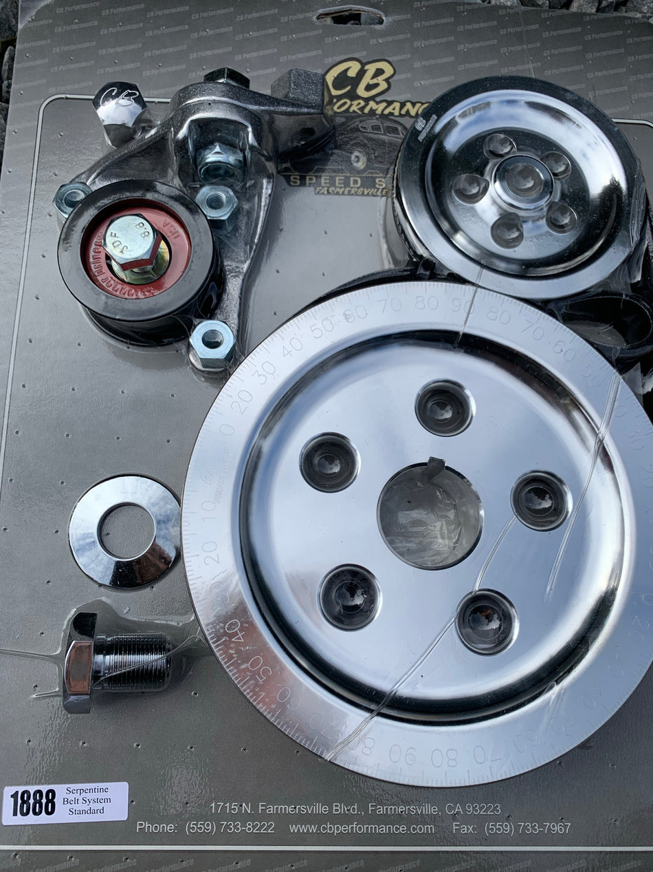 Serpentine Belt System, POLISHED T1 & T3-No packaging SALE