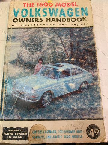 USED Owners Handbook, Type 3 1600