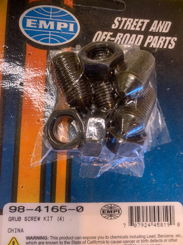 Grub Screw Kit, FRONT Torsion