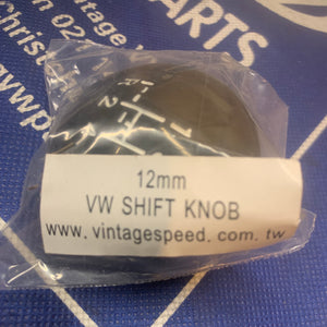 Shift Knob vintage speed BLACK 12mm