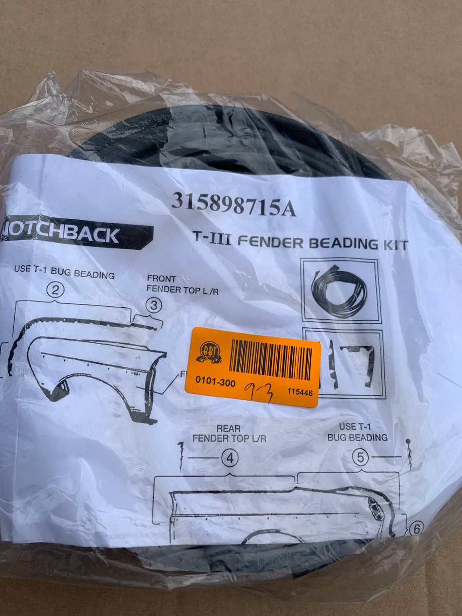 Fender Beading Kit, Type 3 Notch Back