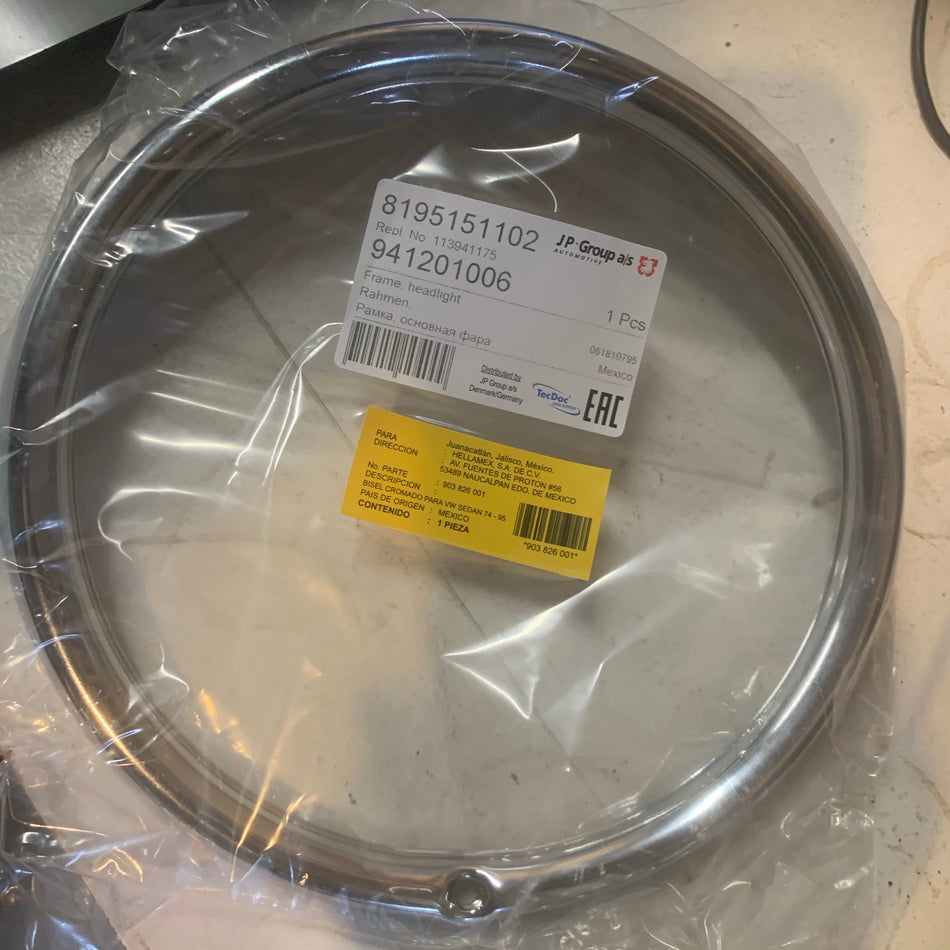 Headlight Rim, LATE Beetle/T3/Kombi/181