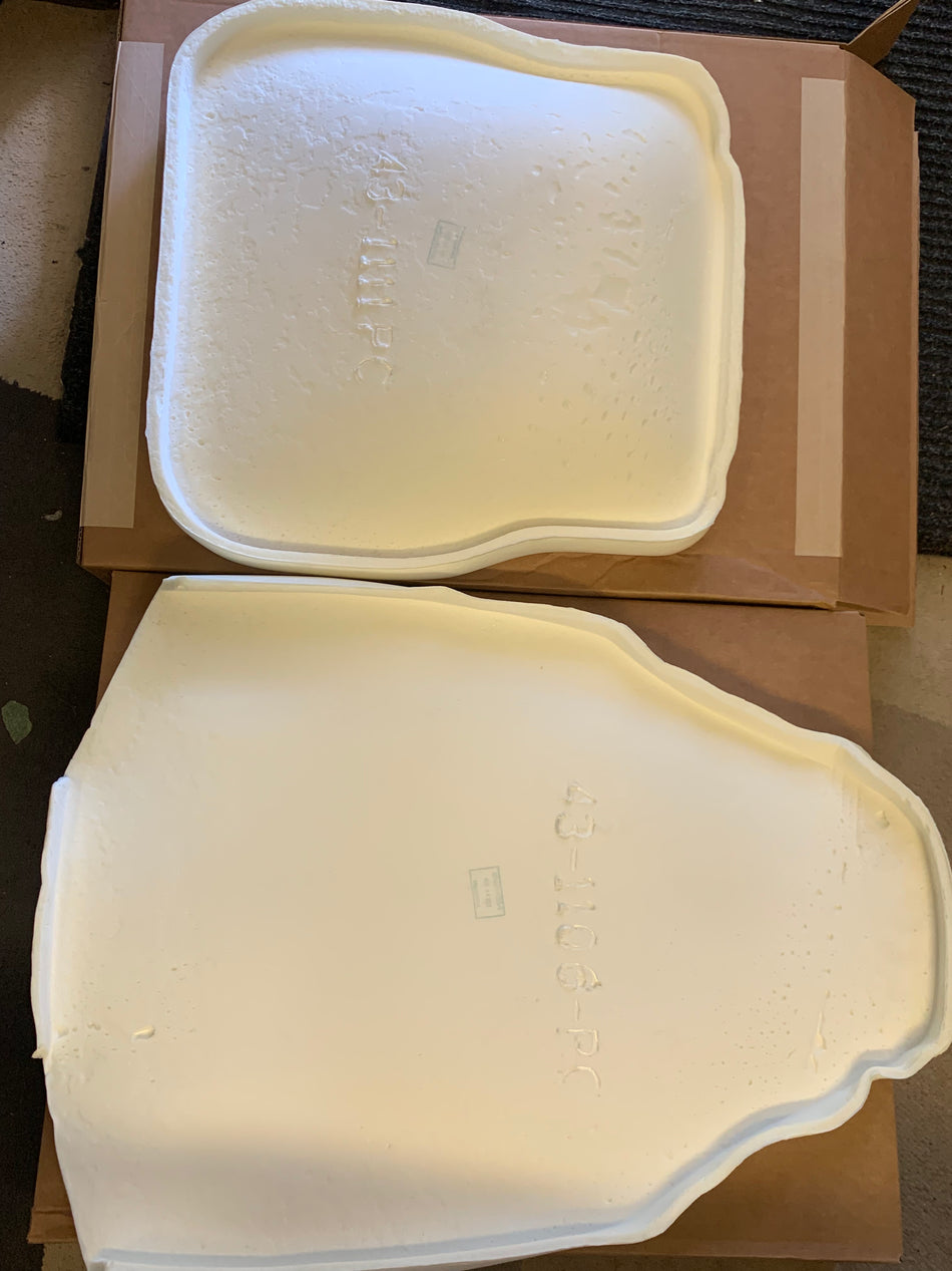 SEAT PADS, FOAM, FRONT SEAT - Beetle 1973