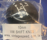 Shift Knob vintage speed BLACK 10mm VW