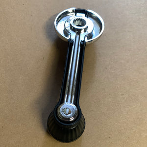 Window Winder Handle, Chrome/Black Knob