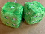 Fluffy Dice, BLACK/GREEN/WHITE