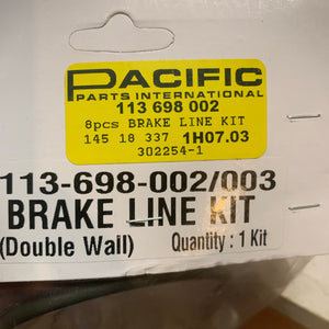 Brake Line Kit, IRS Beetle 1968+ VW