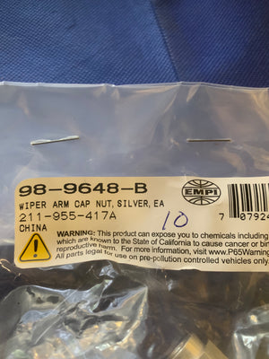 Wiper Arm Cap Nut