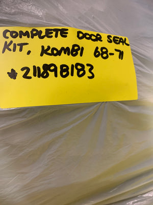 Complete Door Seal kit, Kombi 1968-71