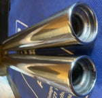 Tail Pipes [pair] 250mm STAINLESS STEEL VW